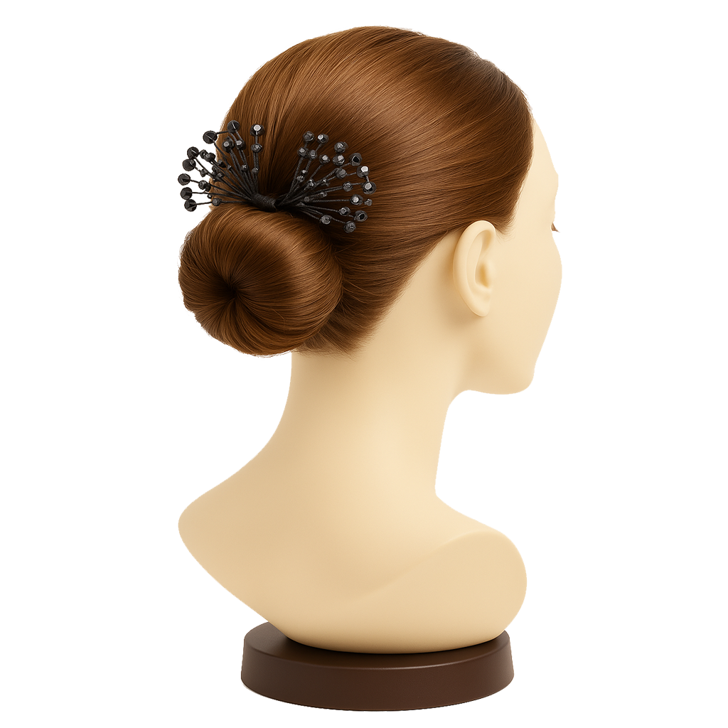 Dazzle Bead Hair Clip for Stylish Buns