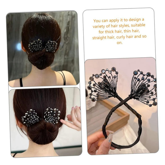 Dazzle Bead Hair Clip for Stylish Buns