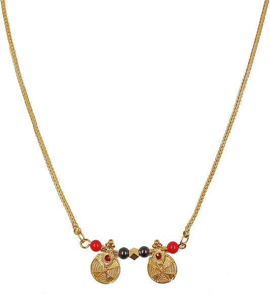 Twin Coin Traditional Mangalsutra