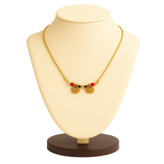 Twin Coin Traditional Mangalsutra