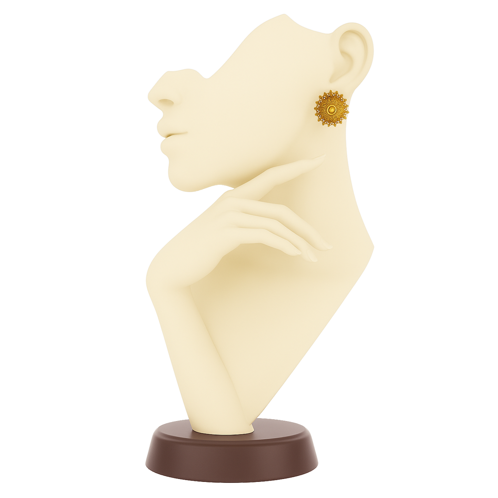 Aristoe Golden Bloom Earrings Duo