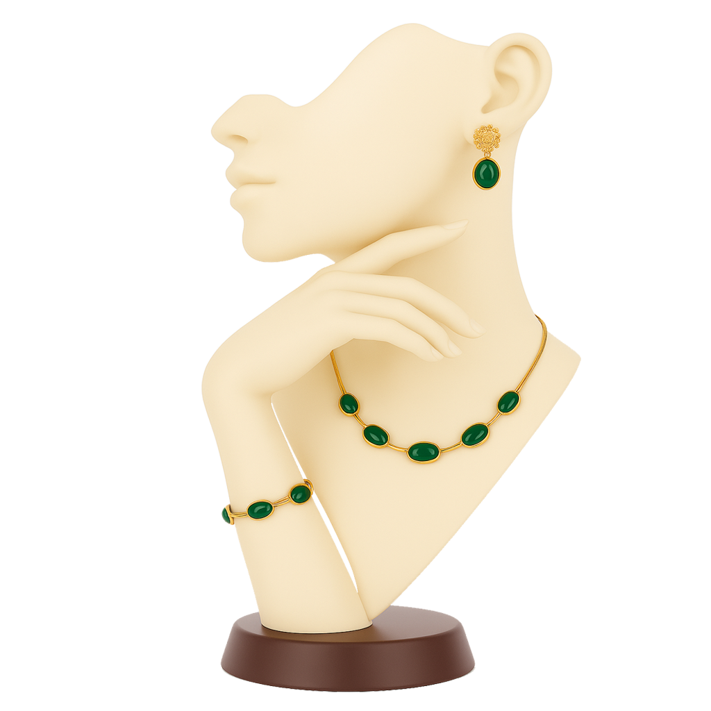 Celestia Verde Glow Jewelry Set