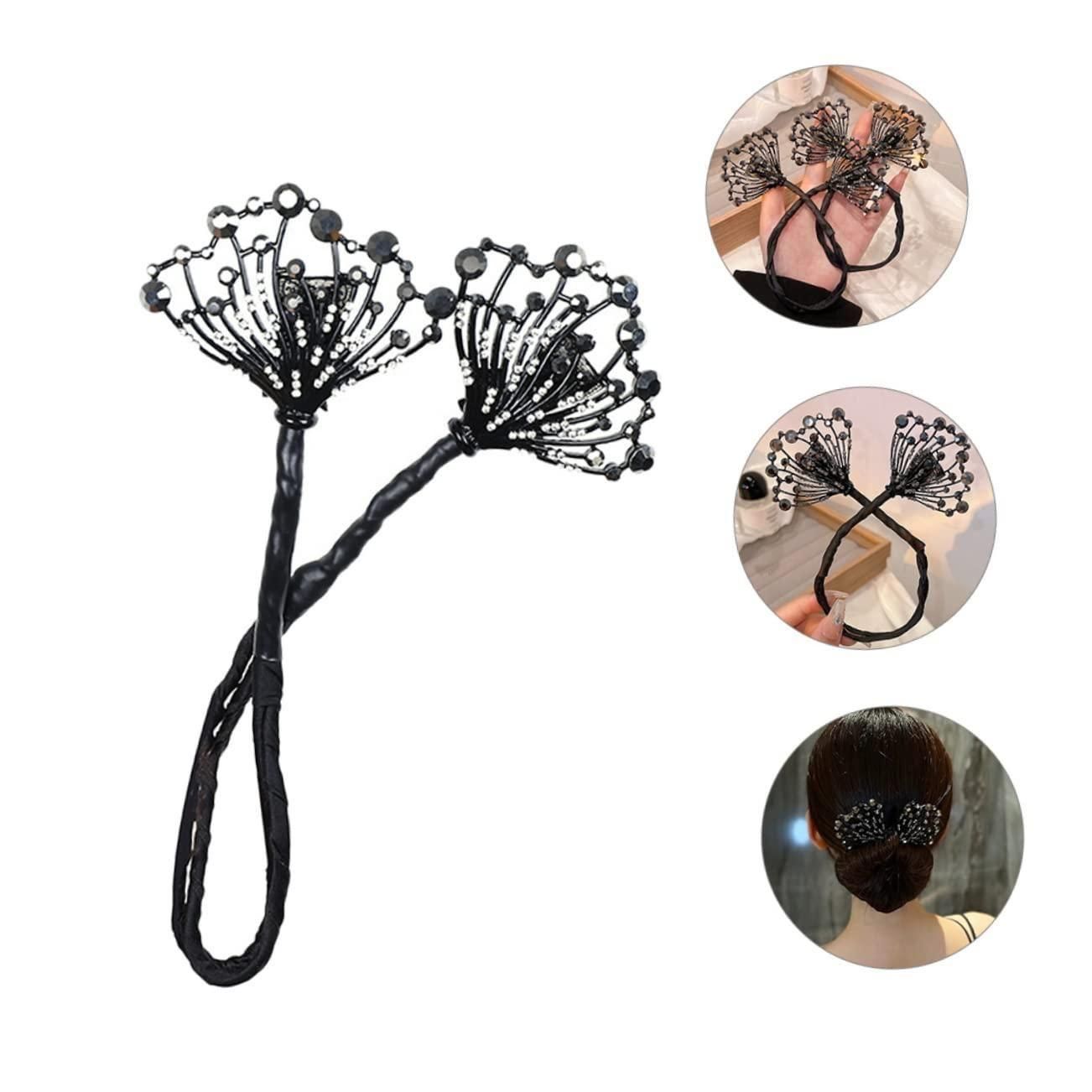 Dazzle Bead Hair Clip for Stylish Buns