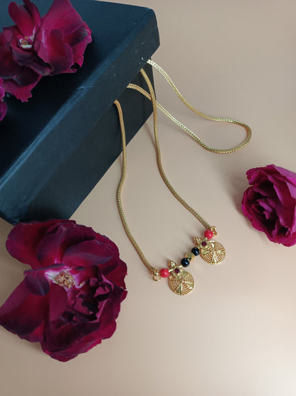 Twin Coin Traditional Mangalsutra