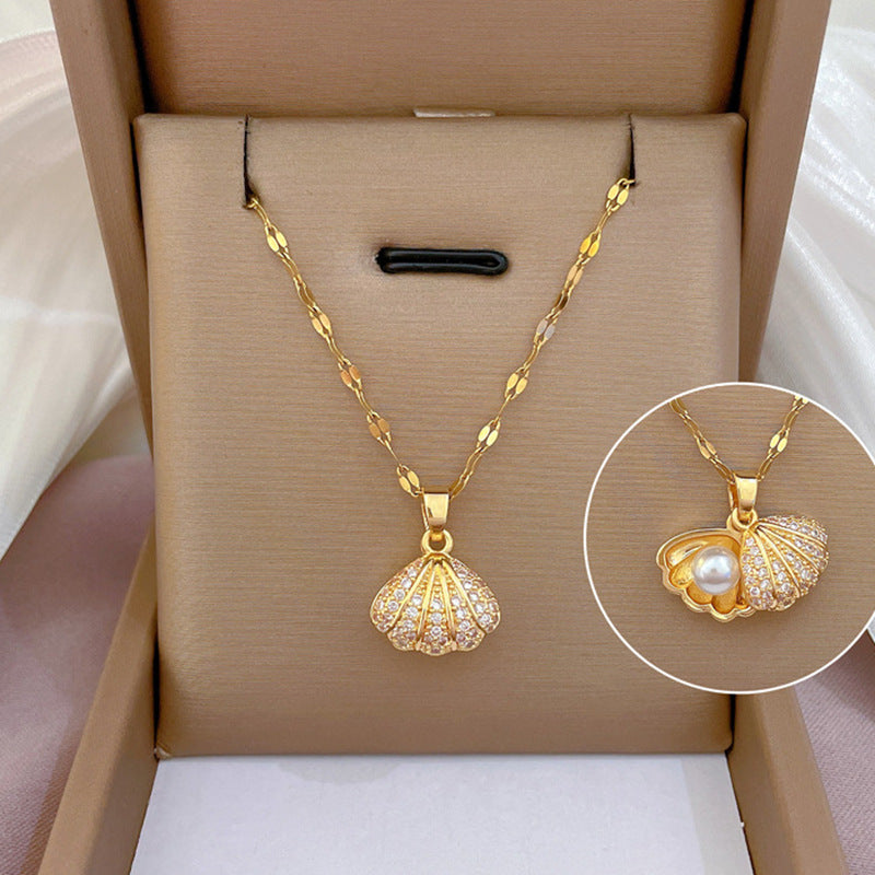 Golden Pearl Haven Pendant