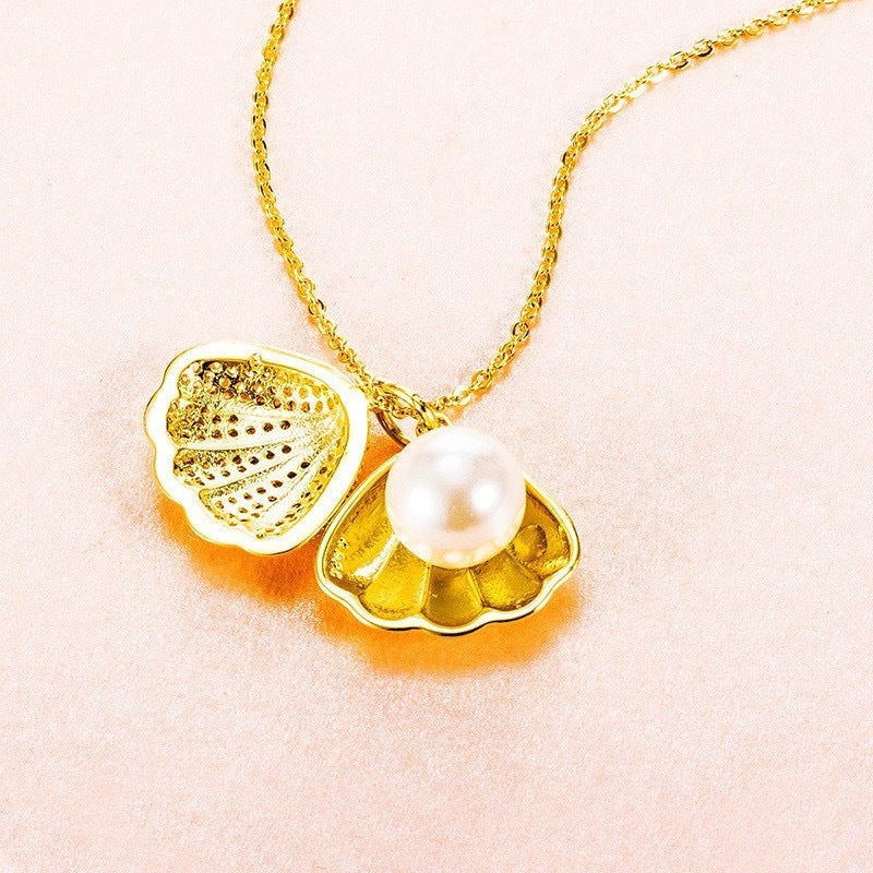 Golden Pearl Haven Pendant